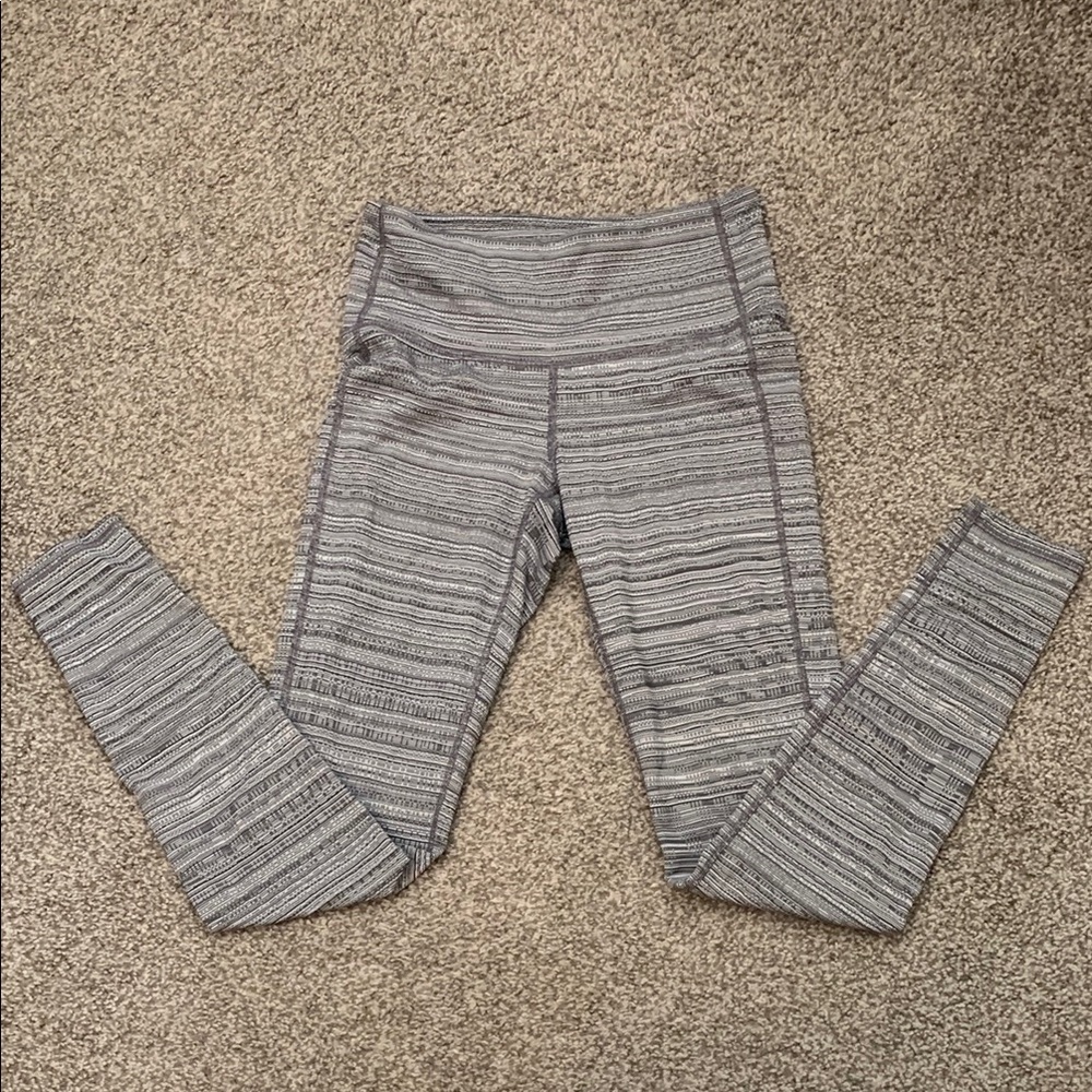 Athleta Striped Leggings